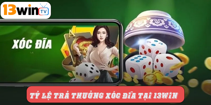 Tỷ lệ trả thưởng xóc đĩa tại 13win