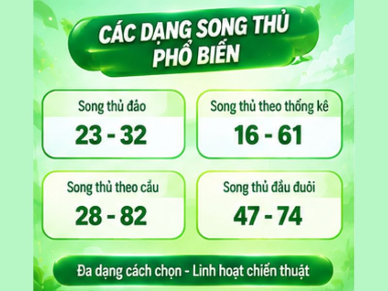 Các Dạng Song Thủ Lô Thường Được Quan Tâm