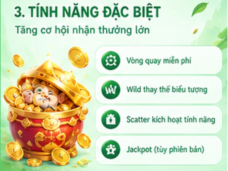 Các tính năng có thể xuất hiện trong game