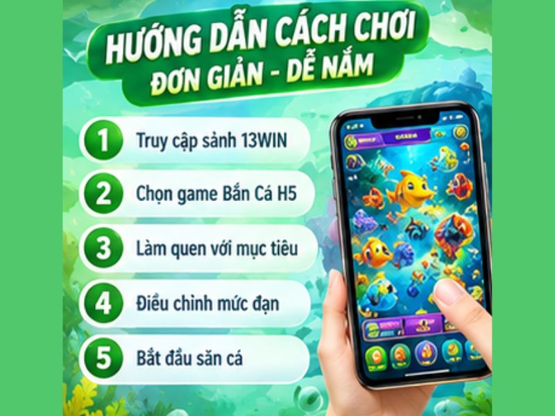 Cách Chơi Bắn Cá H5 13WIN Cho Người Mới