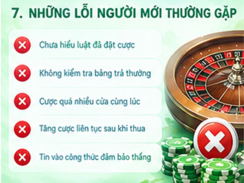 Những lỗi người mới thường mắc phải