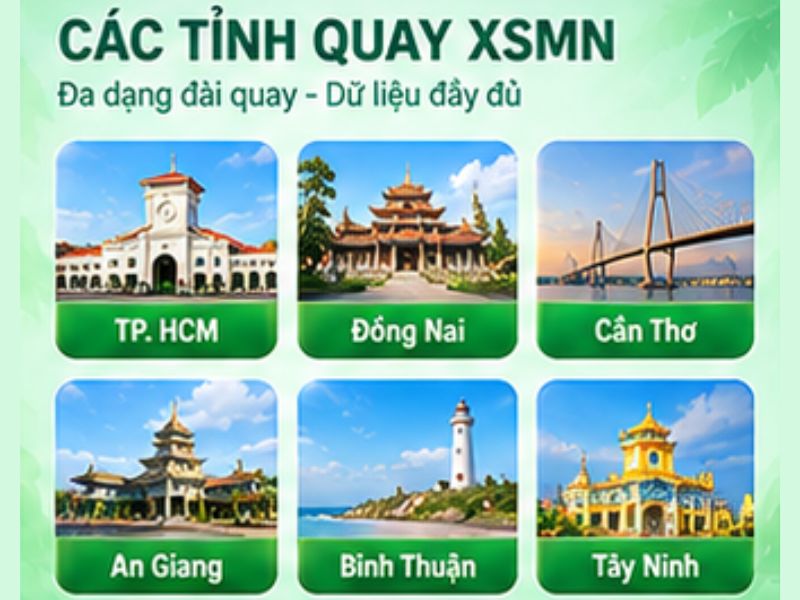 Soi cầu XSMN theo từng đài