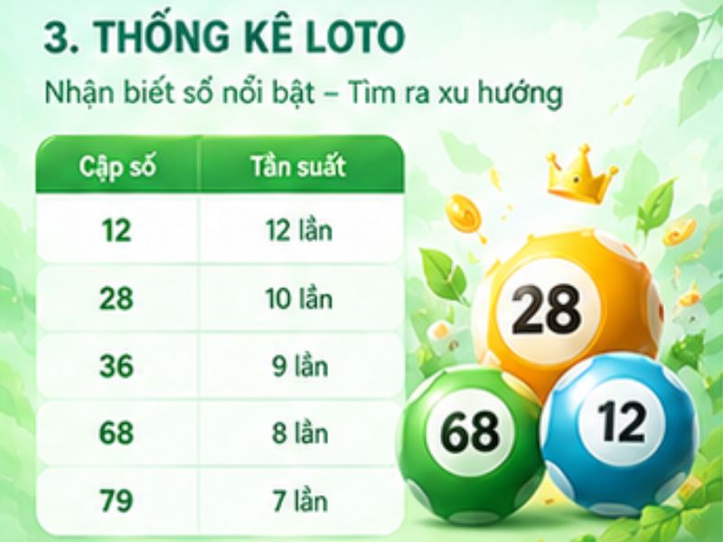 Soi cầu loto theo tần suất